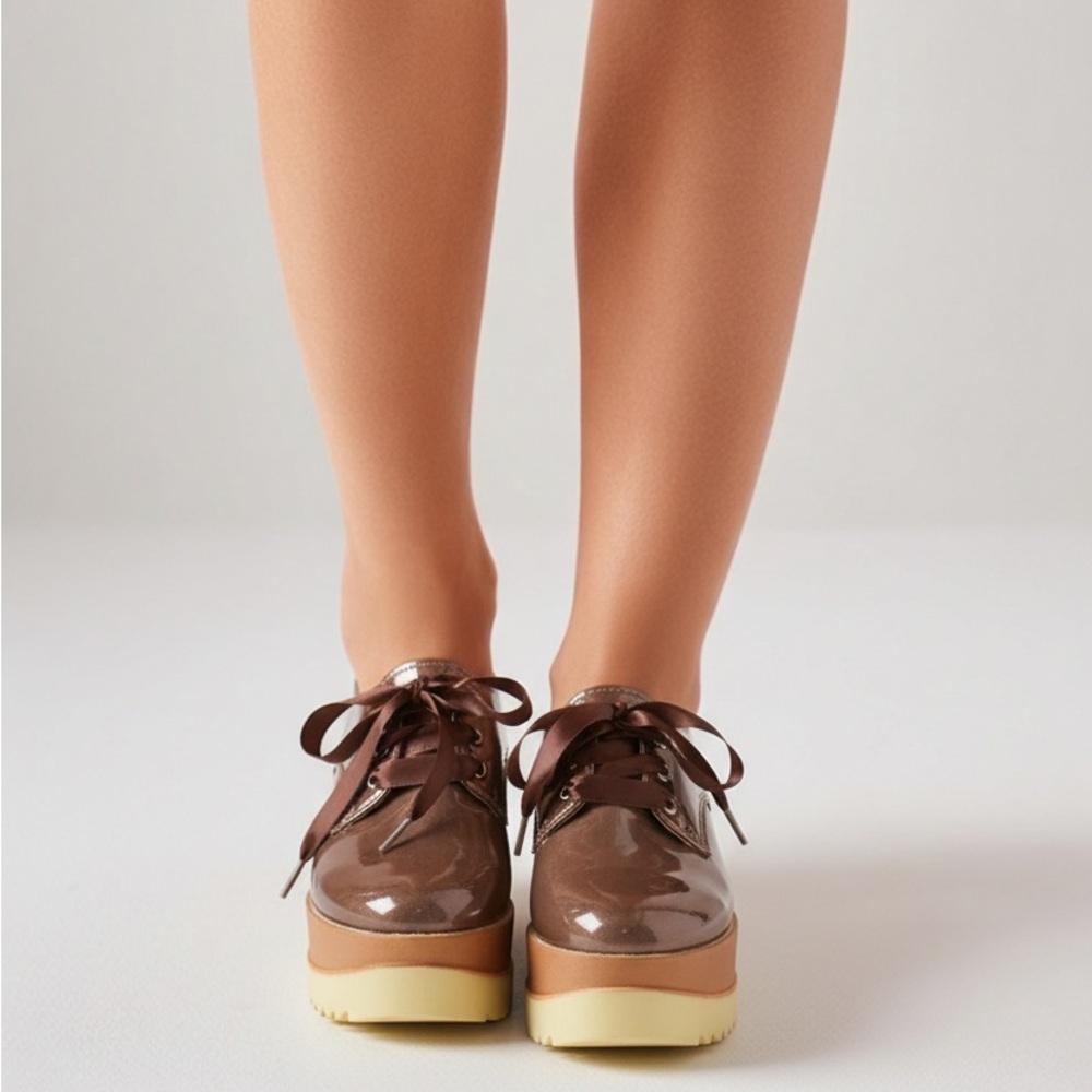 Wild Cat Platfoy Loafers. Size 6,5
